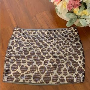 Express sequin Mini Skirt